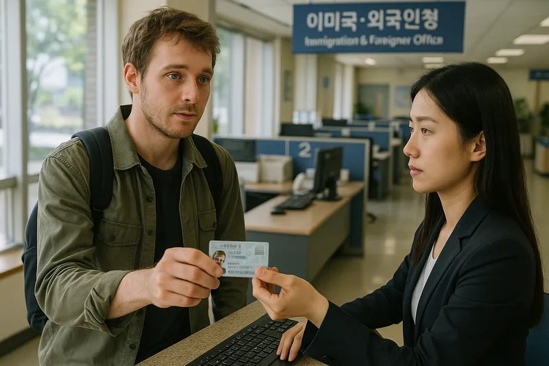 출입국·외국인청에서 외국인등록증을 발급받는 외국인, 입국 90일 이내 외국인등록 절차