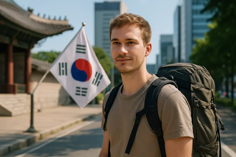 배낭을 메고 한국에 도착한 외국인 청년 여행자, H-1 워킹홀리데이 관광취업 비자