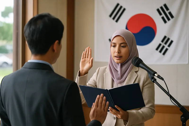 귀화 국민선서식에서 한국 국적을 취득하는 결혼이민자, F-6 간이귀화와 F-5 영주 갈림길