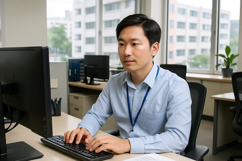 사무실에서 근무하는 재외동포 직원, F-4 재외동포 비자 취업 허용 범위