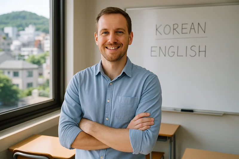 한국 어학원에서 영어를 가르치는 외국인 원어민 강사, E-2 회화지도 비자