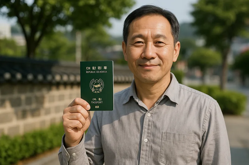한국 여권을 다시 손에 든 재외동포, 국적법 제9조 국적회복