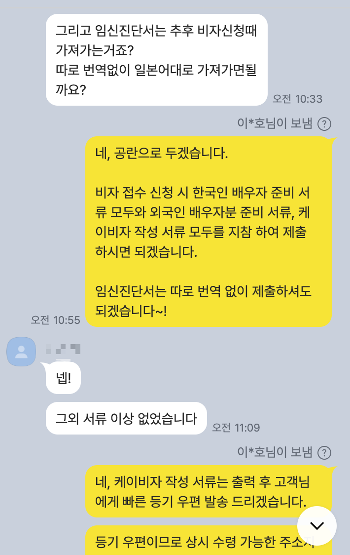 임신 중이라 1분이 급한데... 한일커플의 결혼비자신청(F-6) 준비 케이비자 후기